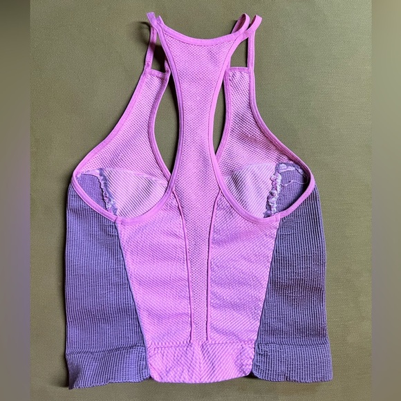NEW FP Movement x The Class Racerback Tank Top Pink Purple Size XS/S NWOT - Picture 2 of 3